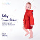 Rising Star Baby Boy Robe - Soft Plush Bath Towel Robe Spa Set - Baby Bathrobe Towel & Baby Washcloth For Boys - Baby Robe Set 0