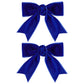 3' Velvet Royal Blue Hair Bows Small Cute Velvet Ribbon Alligator Hair Clips Barrettes Hairpins Wedding Prom Party Dress Decor