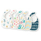 Tidy Sleep Muslin Pure Cotton 3 Layer Baby Bibs, Ultra Soft Skin Friendly Pure Cotton Baby Bibs Assorted Colour (5)