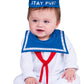 Rubie'S Unisex Baby Ghostbusters Classic Stay Puft Romper Costume, As Shown, 12-Jun Us