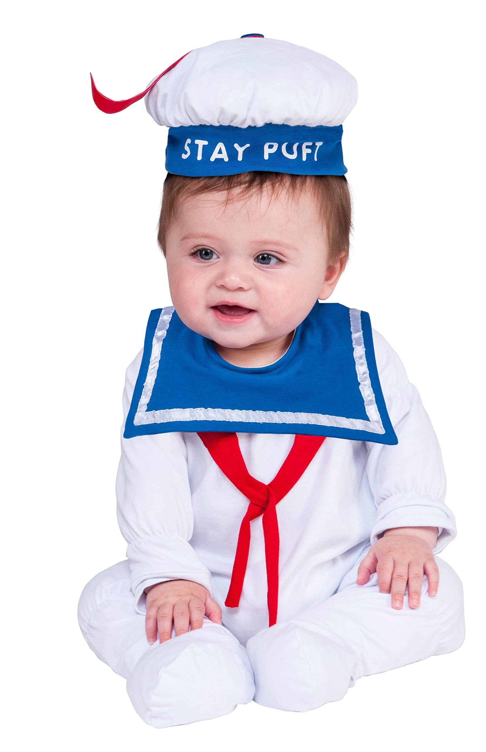 Rubie'S Unisex Baby Ghostbusters Classic Stay Puft Romper Costume, As Shown, 0-6 Months Us