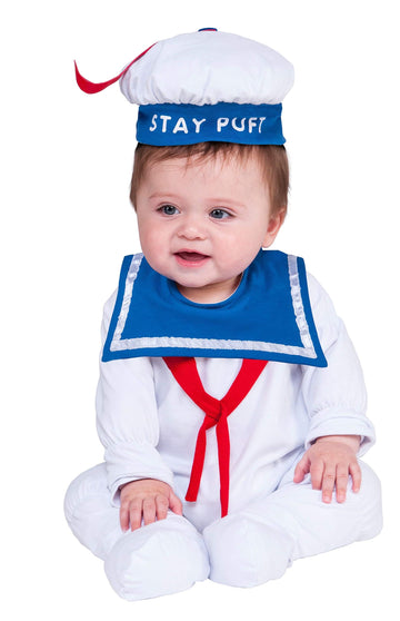 Rubie'S Unisex Baby Ghostbusters Classic Stay Puft Romper Costume, As Shown, 0-6 Months Us