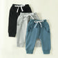 Yoawdats Baby Boys' 3-Pack Pull-On Jogger Pants Knit Pants Classic Fit Elastic Waist Kids Toddler Pants Multipacks Long Pants