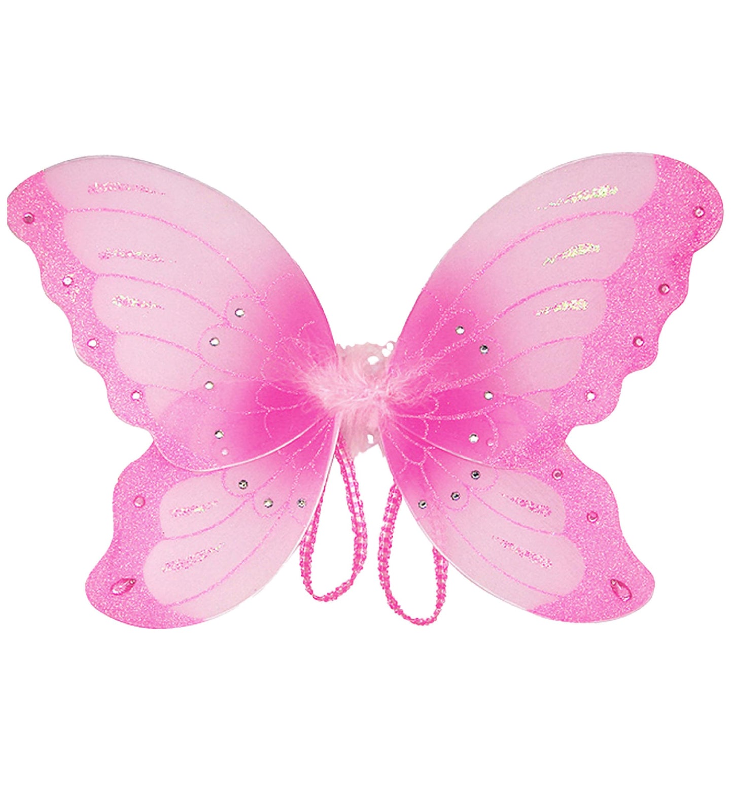 Mozlly Butterfly Wings - 2 Layer Butterfly Fairy Wings Costume For Kids, Halloween Butterfly Wings Costume Accessory, Cute Fairy