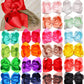 Ded 20 Pcs 8' Hair Bows Clips Boutique Grosgrain Ribbon Big Large Bows Alligator Hair Accessories For Baby Girls Teens Kids