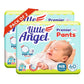 Little Angel Premier Pants Baby Diaper, New Born (Nb/Xs) Size, 120 Count, Cottony Soft Material, Wetness Indicator, Breathable L