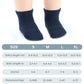 Jakidar 12 Pair Baby Toddler Socks Non-Slip Grip Cotton Ankle Socks For Boys Girls Non Skid Soles For Infants Kids, Blue Gray,2-