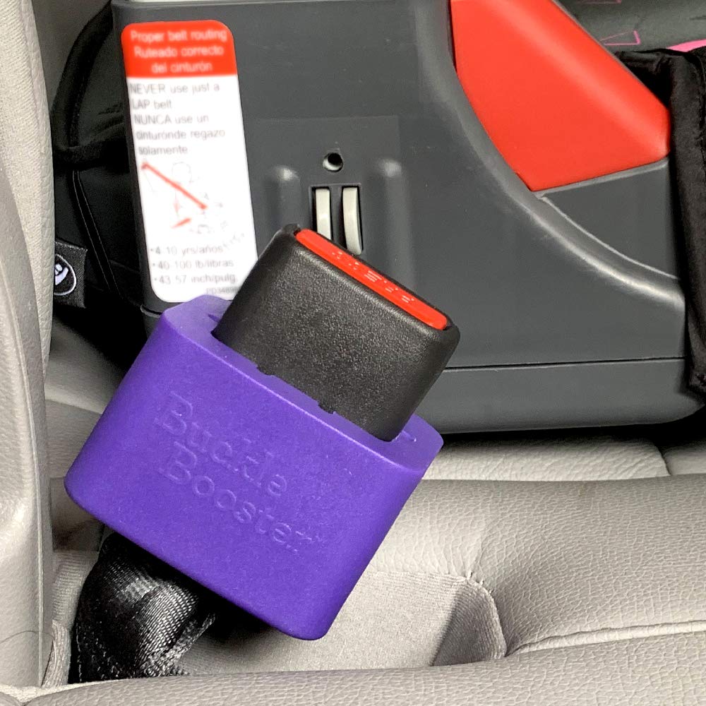 2-Pack Seat Belt Buckle Booster (Bpa Free) - Raises Your Non-Recessed Seat Belt For Easy Access - Stop Fishing For Buried Seat B