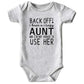 Azzwnee Crazy Aunt Baby Boy Clothes Unisex Funny Baby Girl Baby Bodysuit Gray 3-6 Months