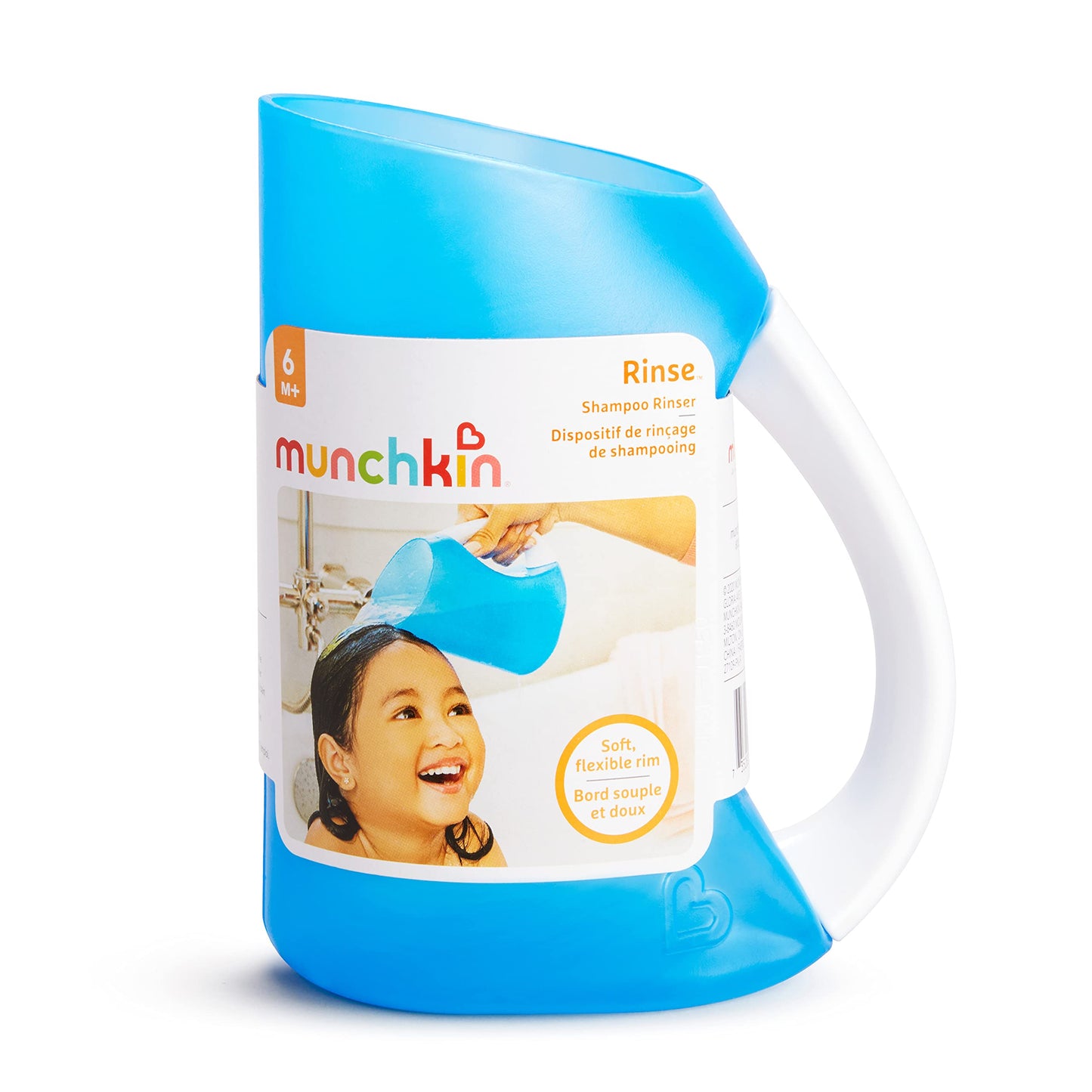 Munchkin? Rinseshampoo Bath Rinser Cup, Ultra Soft And Flexible Rim, Babies, Toddlers And Kids, Blue