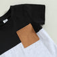Toddler Baby Boy Summer Outfit Short Sleeve T Shirt Top Casual Shorts Set Infant Newborn Clothes 6 12 18 24 Month 2T (Black, 12-