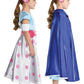 Party City Toy Story 4 Bo Peep Costume For Girls - Includes Jumpsuit, Reversible Skirt-Cape Combo, Staff & More - Disney Pixar'S