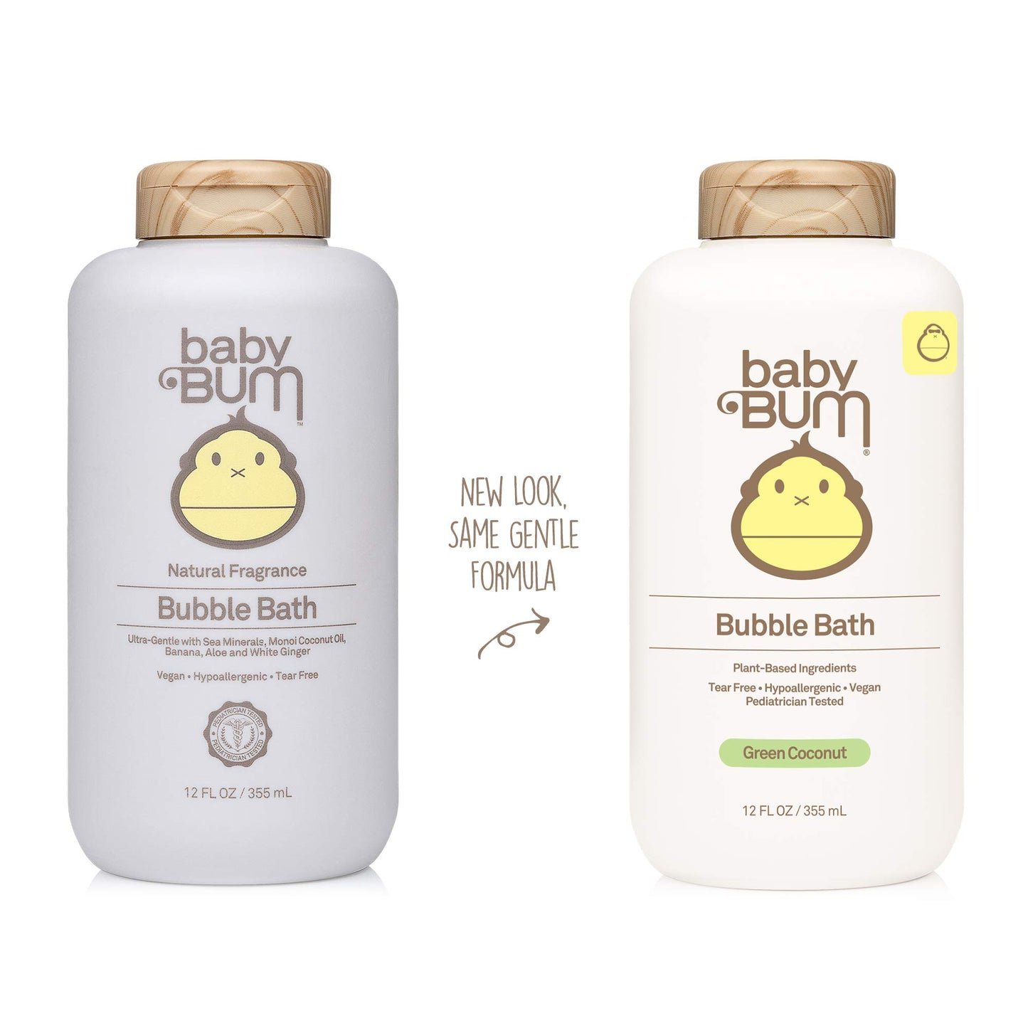 Baby Bum Bubble Bath | Tear Free Foaming Bubble Bath For Sensitive Skin With White Ginger| Natural Fragrance | Gluten Free And V