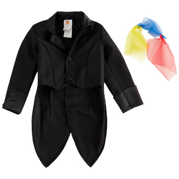 Rubie'S Child'S Magician Costume Tailcoat, Black, Medium