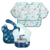Bumkins Bibs for Girl or Boy, SuperBib Baby and Toddler for 624 Months, Essential Must Have for Eating, Feeding, Baby Led Weani