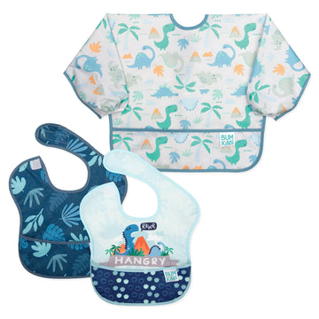 Bumkins Bibs for Girl or Boy, SuperBib Baby and Toddler for 624 Months, Essential Must Have for Eating, Feeding, Baby Led Weani