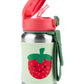 Skip Hop Toddler Sippy Cup With Straw, Sparks Stainless Steel Straw Bottle, Strawberry