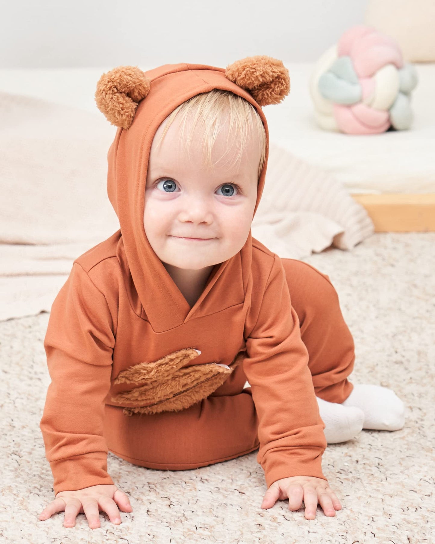 Newborn Baby Boys Clothes Fall Outfits Long Sleeve Hoodie Brown Bear Sweatshirt Infant Clothes For Boys 0-6 Months