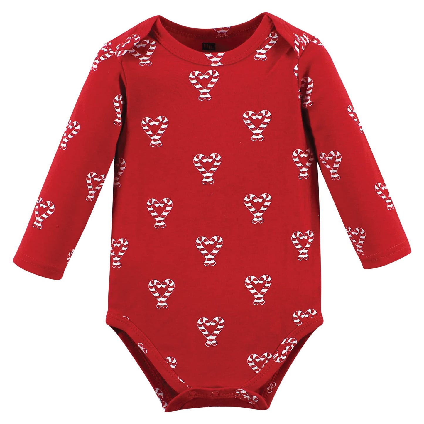 Hudson Baby Unisex Baby Cotton Long-Sleeve Bodysuits, Hot Cocoa, 0-3 Months