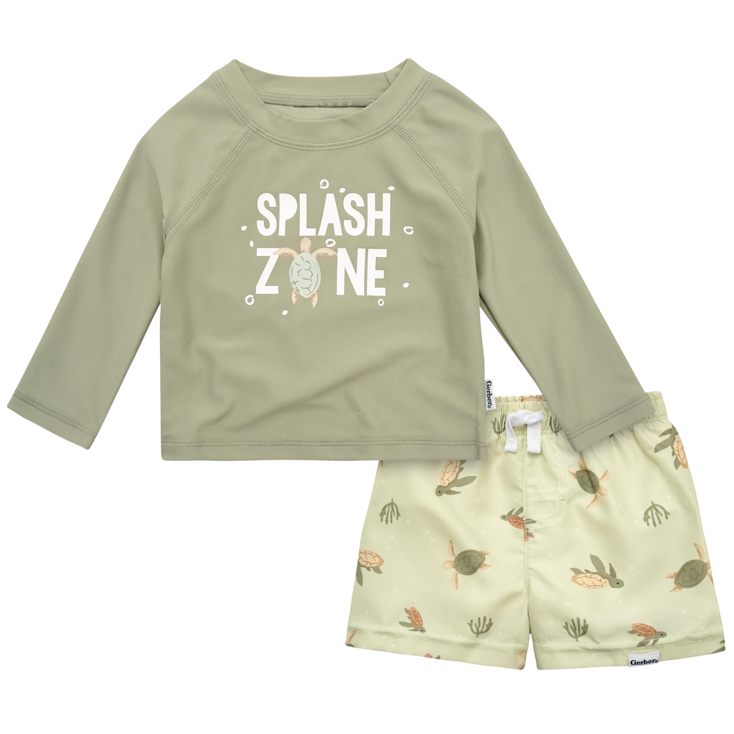 Gerber Baby Boy'S Toddler Long Sleeved Rashguard Swim Bathing Suit Set – Cutebab WBBAPB0CLTF6CPX