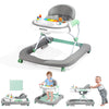 Time Followers Foldable Baby Walker 3-Stage with Music & Adjustable Wheels - Anti-Tip Design for 6-18 Months Boys Girls, with CP