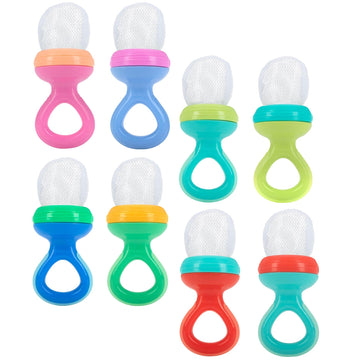 Nuby Nibbler Mesh First Soft Foods Feeder, 2Pk, Colors May Vary