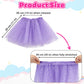 Kilofly 6Pc Girls Ballet Tutu Kids Birthday Princess Party Favor Dress Skirt Set Multicolored