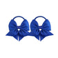 Lddcx Hair Tie, Fabric Hair Ties With Bows For Baby Girls, Royal Blue, Small Hair Ties For Toddler Ponytail Holders