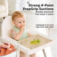 Keababies 2-Pack Silicone Placemats For Toddlers - Non Slip Suction Baby Silicone Placemat For Kids, Eating/Feeding,Easy To Clea