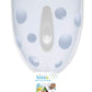 Bizzu Bath Toy Storage, Bath Toy Organizer, Bath Caddy With Handle, Quick Drying Bin & Scoop For Toddlers And Baby, White