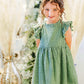 2Bunnies Girl Baby Toddler Vintage Lace Pom Pom Flutter Sleeve Easter Birthday Outfit Dress (Sage, 3T)