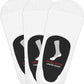 Cotson AntiSlip Unisex Cotton Invisible No Show Cotton Loafer Socks With Anti Slip Silicon Grip (White, Pack Of 3)