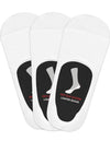 Cotson AntiSlip Unisex Cotton Invisible No Show Cotton Loafer Socks With Anti Slip Silicon Grip (White, Pack Of 3)