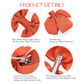 Choicbaby Hair Bows For Girls, 40Pcs 3' Grosgrain Ribbon Pinwheel Hair Bows For Toddler Baby Girls Hair Accessories
