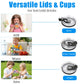 Shineme Toddler Cups With Straws Spill Proof 6Pack, 8Oz Small Stainless Steel No Spill Sippy Cup, Unbreakable Kids Cups With Lid