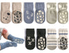 Exegawe Toddler Non Slip Socks, Cute Baby Socks With Grips Crew Socks 5 Pairs(C-5 Mix Colors,M)