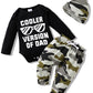 Nzrvaws Baby Boy Clothes 12-18 Months Toddler Boy Clothing Set Infant Romper Cooler Version Of Dad Camouflage Top Long Pants Wit