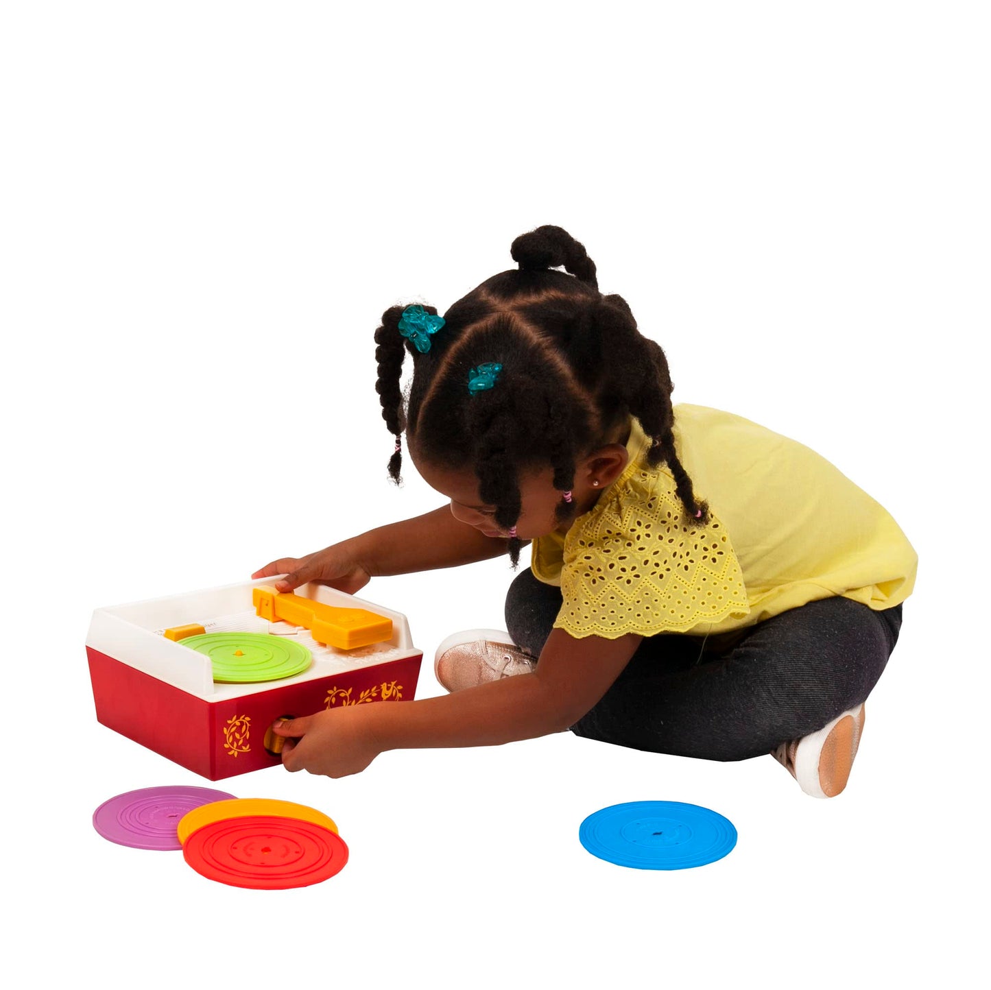 Fisher Price Classics - Record Player - Retro, Tactile Interactive Retro Toy for Kids, Girls, Boys, Toddlers, Baby, Preeschooler