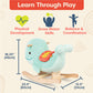 B. toys- Whale Rocker - Echo- Whale Rocking Toy - Wooden Ride-On - Classic Toys for Toddlers, Kids - 18 Months +