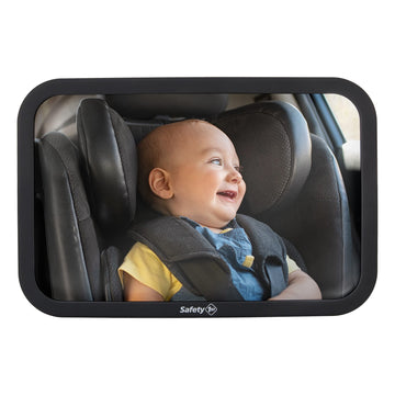 Safety 1St Baby Backseat Headrest Mirror For Rear Facing Infant Car Seat View, Universal Shatterproof Light & Wide Rearview Conv