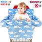 Soft Pillow Attached 2-In-1 Shopping Cart And High Chair Cover For Baby~Padded~Fold'N Roll Style~Portable With Free Carry Bag (B