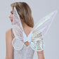 Oprtuisi Angel Wings, Shiny Transparent Wings, Pink Angel Wings Sutable For Halloween Costume Dress Up And Taking Beautiful Phot