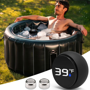 Palksky Ice Bath Thermometer, Waterproof Floating Water Thermometer For Ice Bath, Pool Thermometer, Cold Plunge Ice Bath Thermom