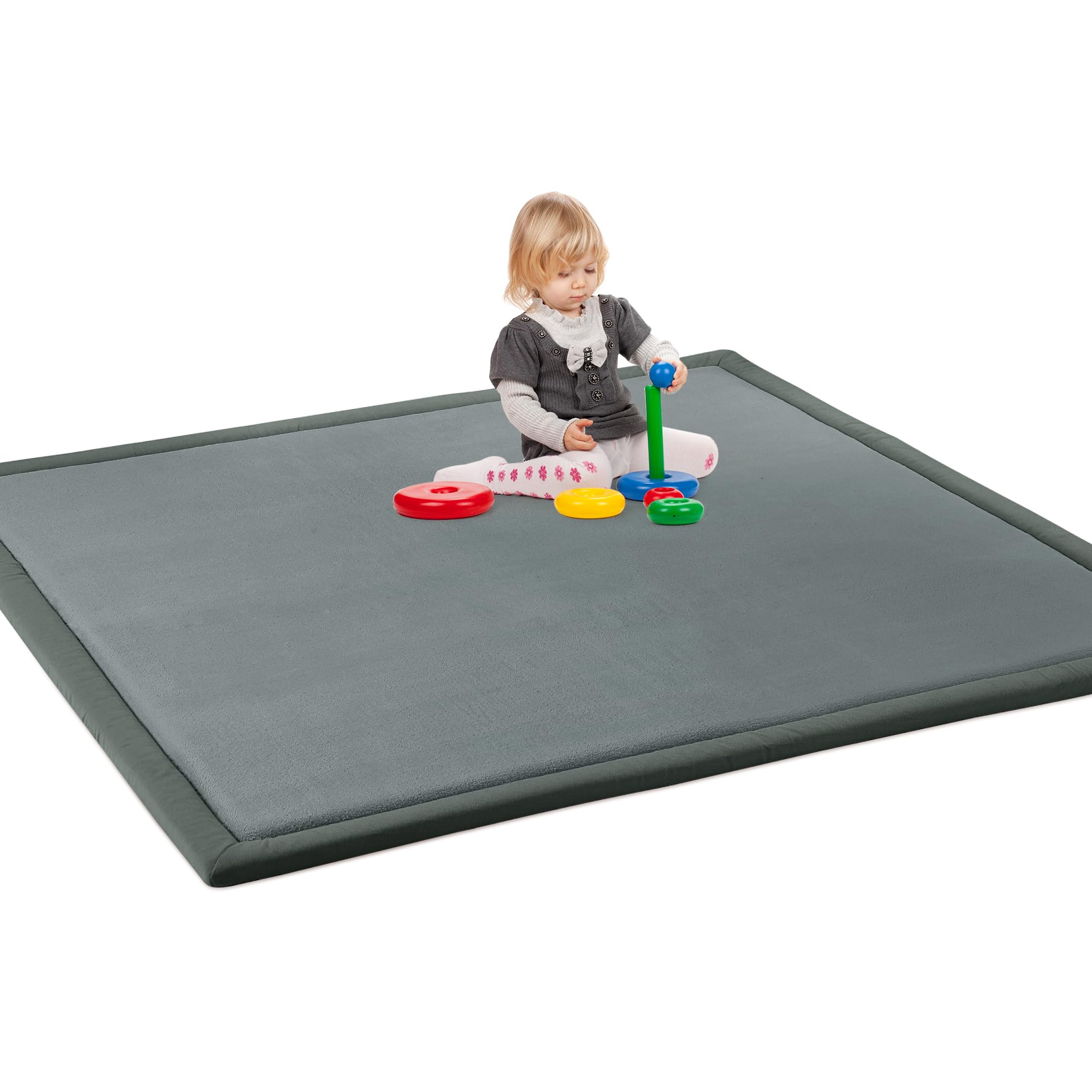 Hombys 1.2-Inch Thick Play Mat For Playpen 50X50, Memory Foam Baby Pla – Cutebab WBCBBB0CXLNH5RF