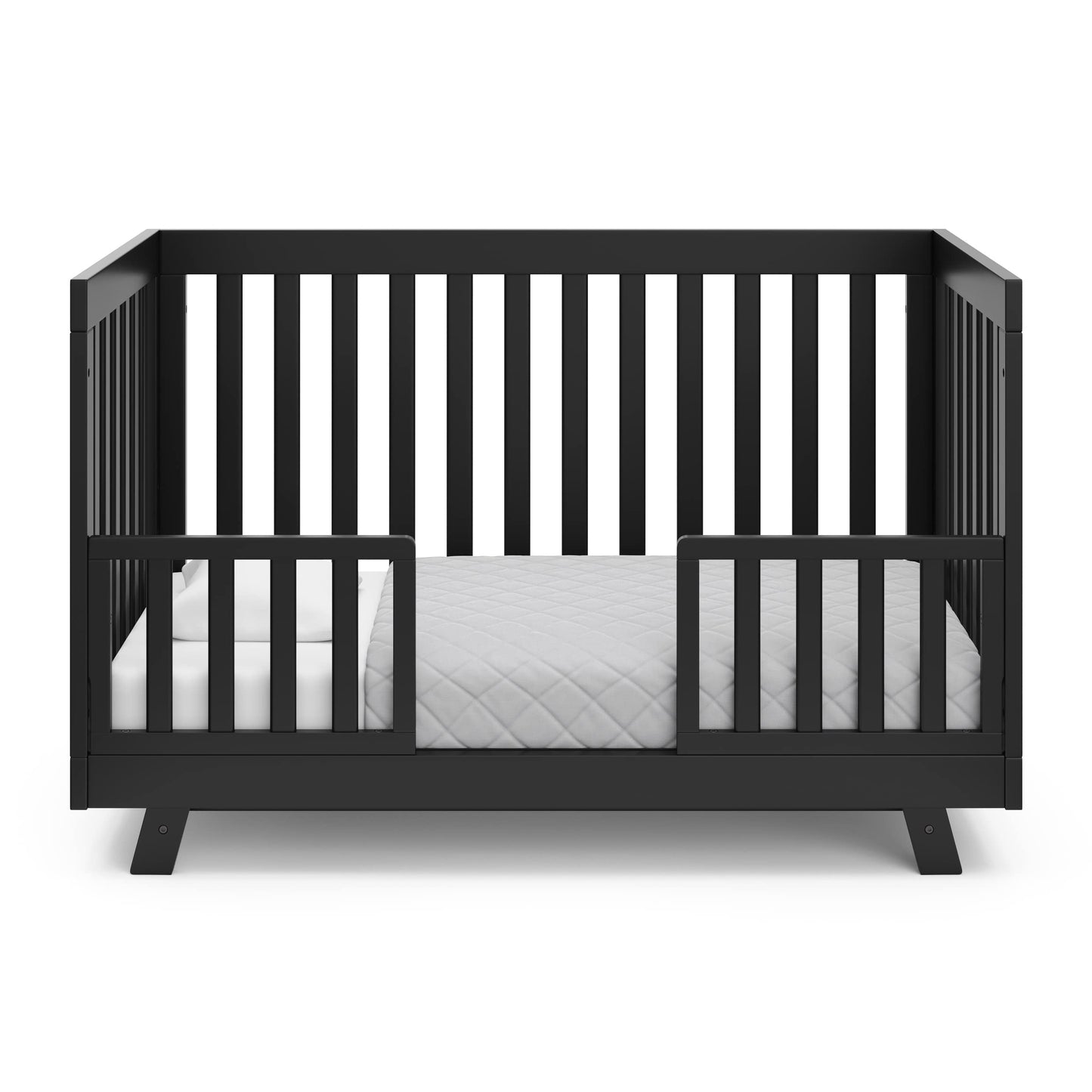 Storkcraft Beckett Convertible Crib (Black) - Converts From Baby Crib To Toddler Bed And Daybed, Fits Standard Full-Size Crib Ma
