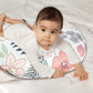 Hnhuaming Nursing Pillow Cover For Baby Girls Boys, Breastfeeding Pillow Cover, Stretchy Removable Feeding Pillow Case For Newbo