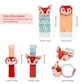 PADONISE Lovely Animal Wrist Rattles & Sock Toy for Baby Infant 0-6 6-12 Month Old Newborn Soft Toy Hand and Foot Finder Girl Bo