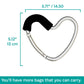 BUGGY HEART HOOK by BUGGYGEAR - The Perfect Way to Carry Your Baby Diaper Bag - Use Buggy Gear Heart Hook on Your Stroller Handl