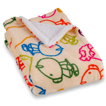Mee Mee Soft Double Layered Baby Blanket with Pig Family Printed  Ultimate Comfort for Newborns (100 CM X 140 CM) 012 Months, 
