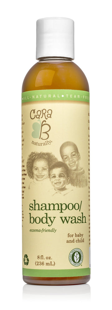 Cara B Naturally Baby Shampoo And Body Wash For Textured, Curly Hair - Eczema-Friendly Formula - No Parabens, Sulfates, Phthalat